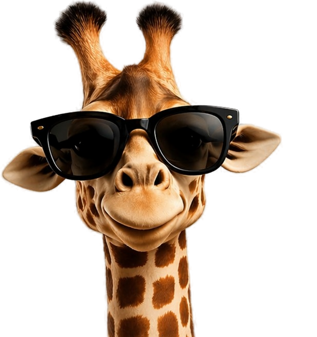 PNM Agency giraffe mascot